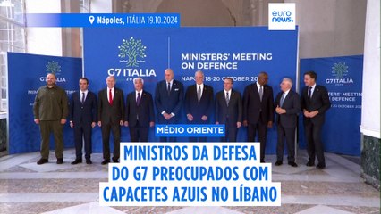 Ministros da Defesa do G7 preocupados com a segurança das forças da UNIFIL no Líbano