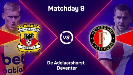 Feyenoord hit five past Go Ahead Eagles