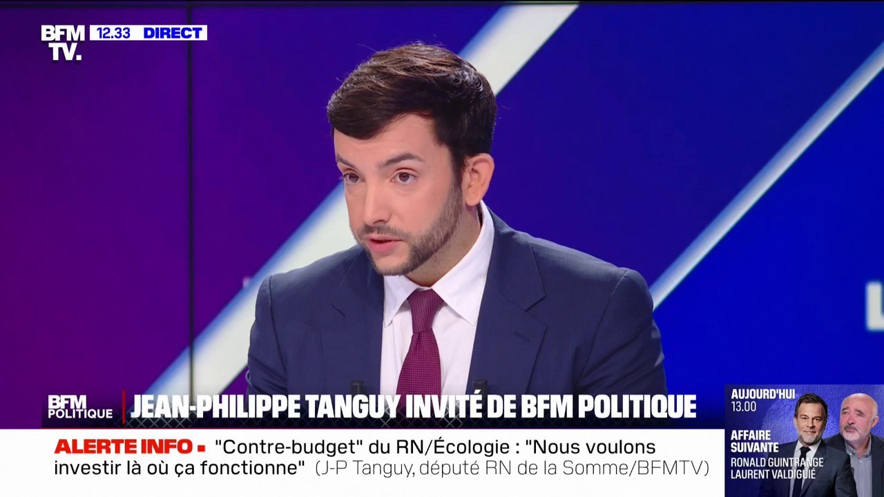 "Ce n'est pas possible": Jean-Philippe Tanguy s...