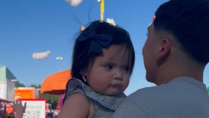 Baby Girl's First Fair Trip Turns Tearful After Cloud Hits Her Face ☁️
