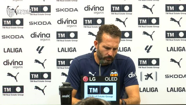 Rueda de prensa de Rubén Baraja, previa al Valencia CF vs. UD Las Palmas