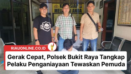 Gerak Cepat, Polsek Bukit Raya Tangkap Pelaku Penganiayaan Tewaskan Pemuda