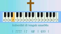 HALELUYA BAGI ANAK DOMBA: PIANIKA ❲MELODICA❳ TUTORIAL | LAGU ROHANI