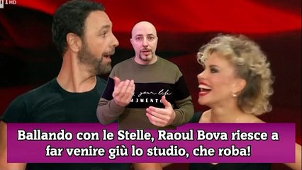 Ballando con le Stelle, Raoul Bova riesce a far venire giù lo studio, che roba!
