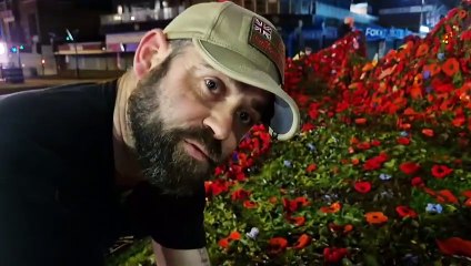 Skegness Poppy Display - the big reveal