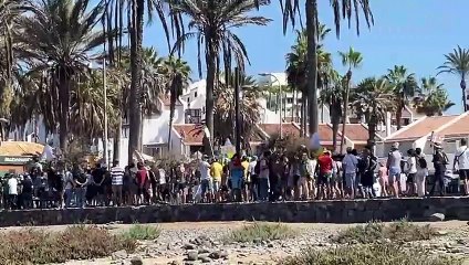 Así está siendo la manifestación del 20-O en Tenerife