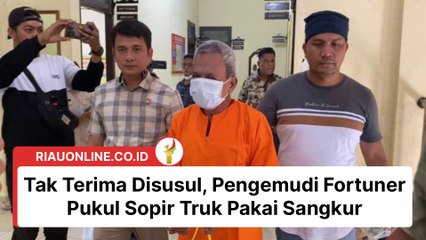 Tak Terima Disusul, Pengemudi Fortuner Pukul Sopir Truk Pakai Sangkur