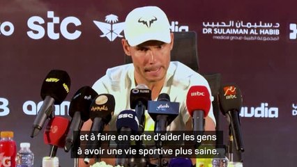 6 Kings Slam - Nadal souhaite "aider les gens à avoir une vie sportive plus saine"