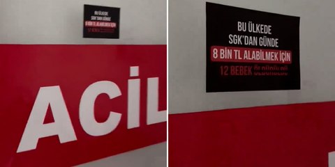 CHP Gençlik Kolları'ndan ''yenidoğan çetesi'' protestosu: 'SGK’dan 8 bin TL almak için 12 bebek öldürüldü'