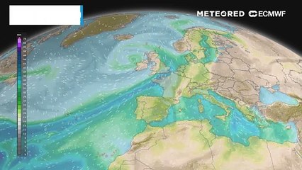 El anticiclón centroeuropeo impulsará aire muy húmedo hacia la costa mediterránea