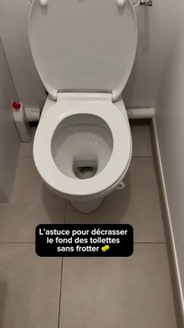 L’astuce pour décrasser le fond des toilettes Ce produit est en LlEN dans ma Bl0 (dans le texte de présentation, sur mon profil, sous ma photo de profil) ️-P.UBLlClTE /