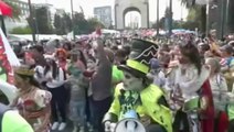 Zombies take over streets of Mexico City in annual parade