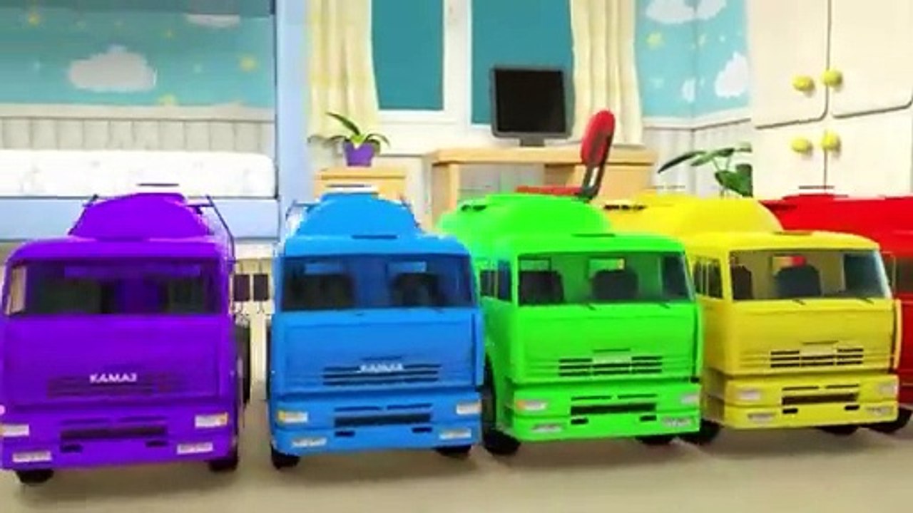 Ten in the Bed Song - Shaped wheels and colorful pools - Baby Nursery Rhymes & Kids Songs
