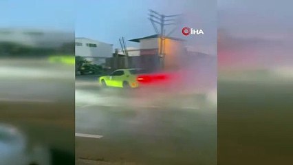 Bursa'da trafik magandası kamerada