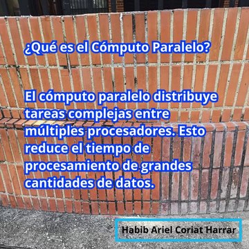 |HABIB ARIEL CORIAT HARRAR | ¿QUÉ ES EL CÓMPUTO PARALELO? (PARTE 1) (@HABIBARIELC)