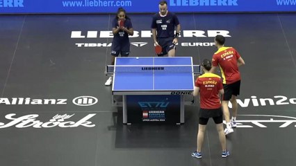 Le replay de la demi-finale de la paire Pavade/Gauzy - Tennis de table - Championnats d'Europe