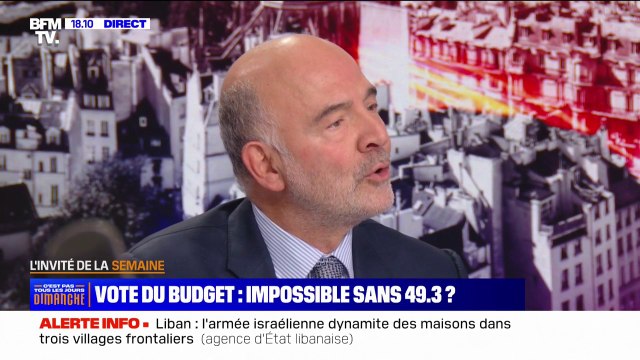 Pierre Moscovici: Il fallait faire un effort considérable pour assainir nos finances