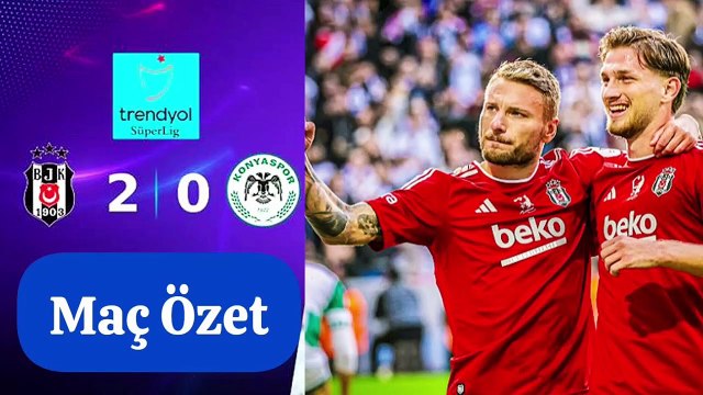 Beşiktaş Konyaspor (2-0) Maç Özeti | Süper Lig 2024 | BJK Konyaspor | bjk konyaspor Maçi