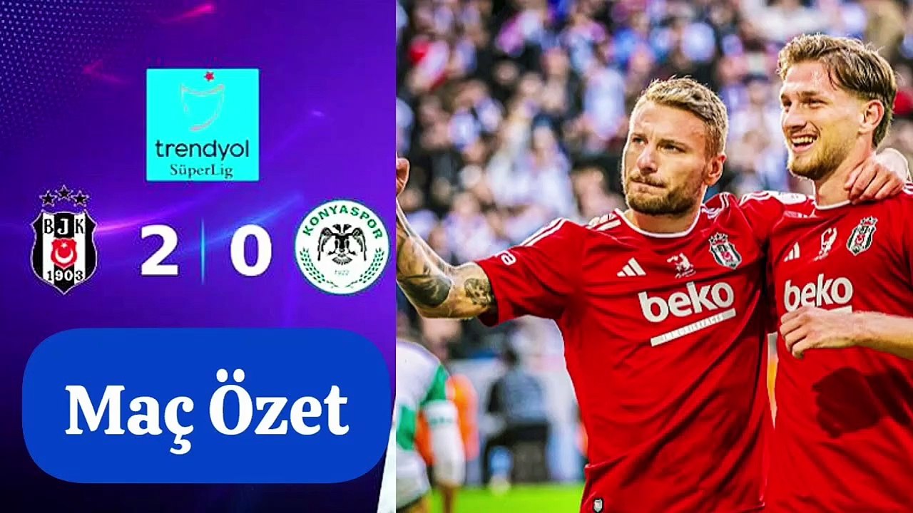 Beşiktaş Konyaspor (2-0) Maç Özeti | Süper Lig 2024 | BJK Konyaspor | bjk konyaspor Maçi