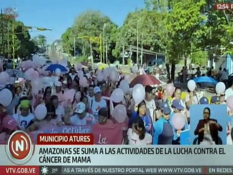 Amazonenses realizaron caminata de concientización por el Día Internacional de la Lucha Contra el Cáncer de Mama