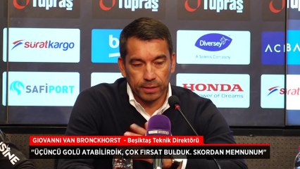 Giovanni van Bronckhorst: Kendimizi geliştirmemiz gerekiyor
