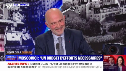 Pierre Moscovici: Michel Barnier "est un homme très expérimenté, qui a le calme des vielles troupes"