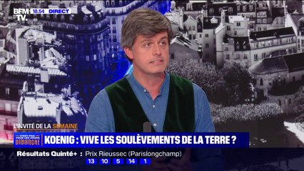 Le mouvement des Soulèvements de la terre est "assez raisonnable", selon Gaspard Koenig