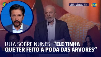 Lula critica Ricardo Nunes por apagão em São Paulo