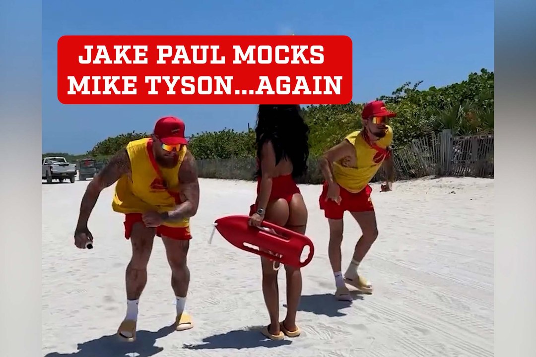 Jake Paul mocks Tyson while promoting himself