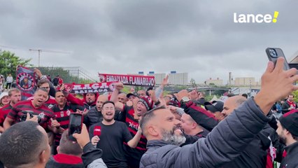 torcedores do Flamengo chegam à Neo Química Arena