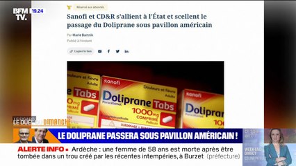 Doliprane: 51% du capital va appartenir à un fonds américain