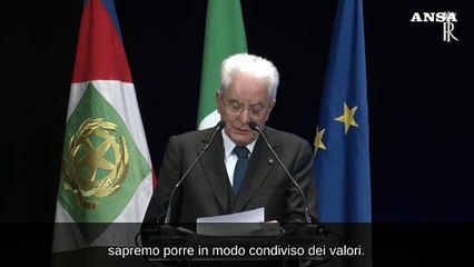 Mattarella: "Ridurre i divari sociali, al centro l'uguaglianza"