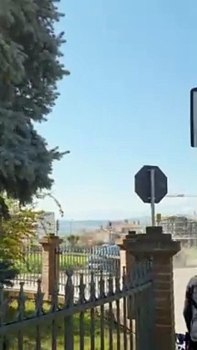 L'elicottero trasporta i feriti in ospedale