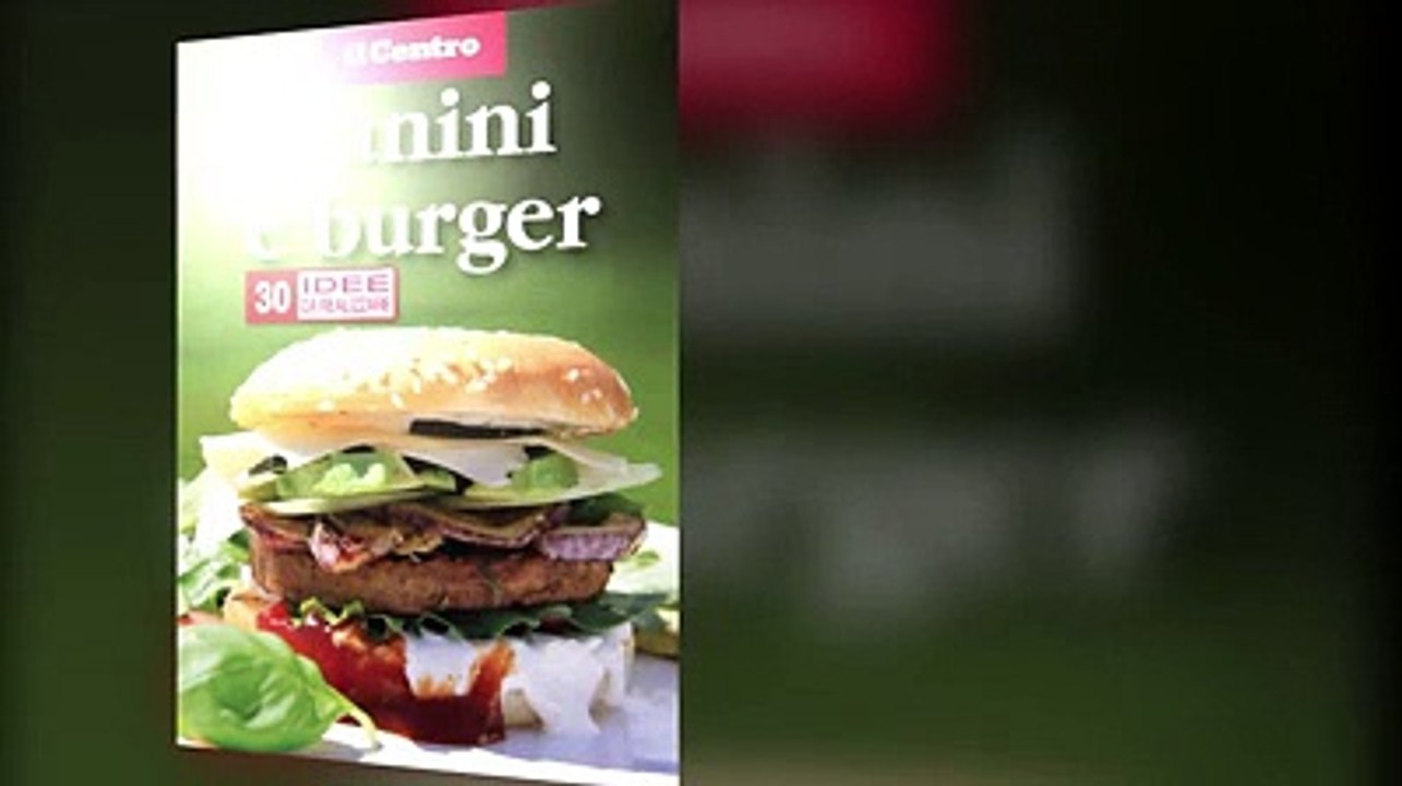 "Panini e burger", il nuovo libro in regalo con il Centro