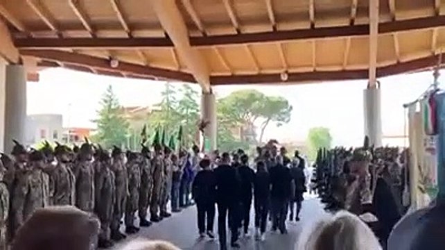 Picchetto d'onore per l'addio a Di Franco, ultimo reduce della campagna di Russia