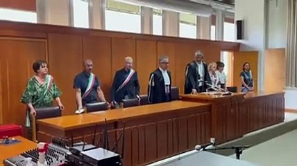 La sentenza di condanna per l'imputato Di Martino letta dal giudice Conciatori