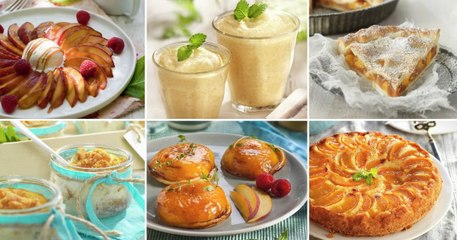 10 postres fáciles con melocotón - Cocina Fácil