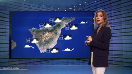 La previsión del tiempo en Canarias para el 21 de octubre de 2024, en Atlántico Televisión.