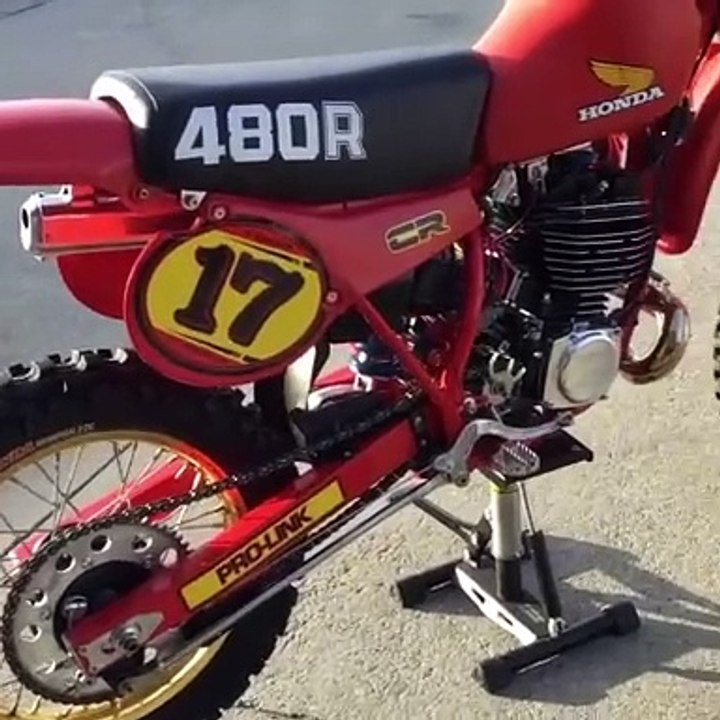 The 1982 Honda CR480 Restoration - video Dailymotion