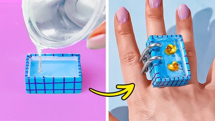 BIJOUX ADORABLES FAITS MAIN  CRÉATIONS EN RÉSINE ÉPOXY