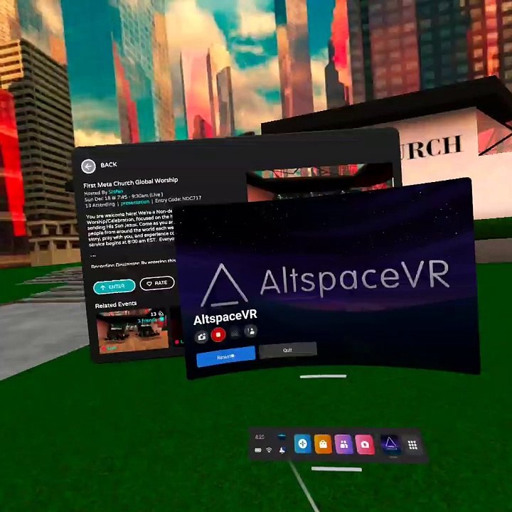 First Meta Church video Dailymotion