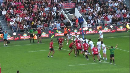 TOP 14 - Essai de Teddy BAUBIGNY (RCT) - RC Toulon - Montpellier Hérault Rugby