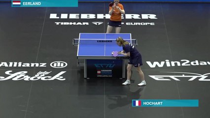 Le replay du 32e de Léana Hochart - Tennis de table - Championnats d'Europe