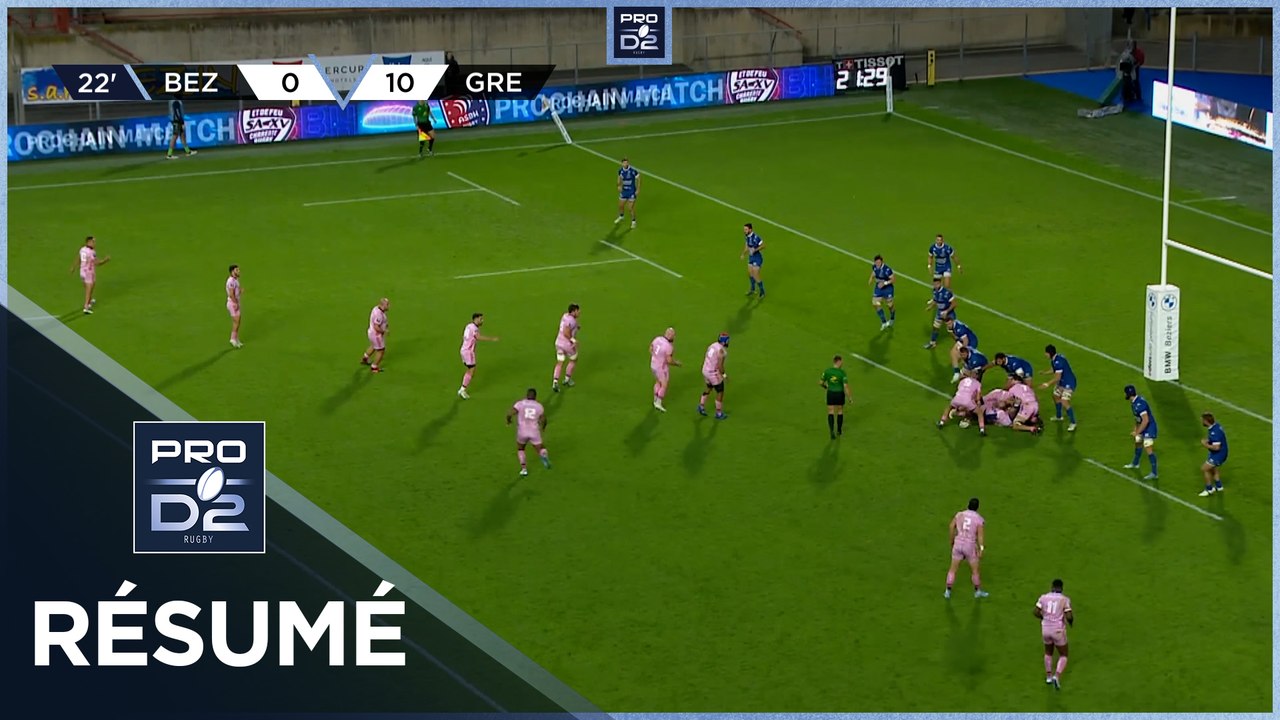 PRO D2 Saison 2024-2025 J07 - Résumé AS Béziers Hérault - FC Grenoble Rugby