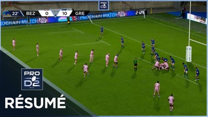 PRO D2 Saison 2024-2025 J07 - Résumé AS Béziers Hérault - FC Grenoble Rugby