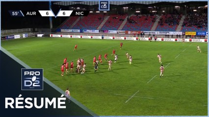 PRO D2 Saison 2024-2025 J07 - Résumé Stade Aurillacois - Stade Niçois Rugby