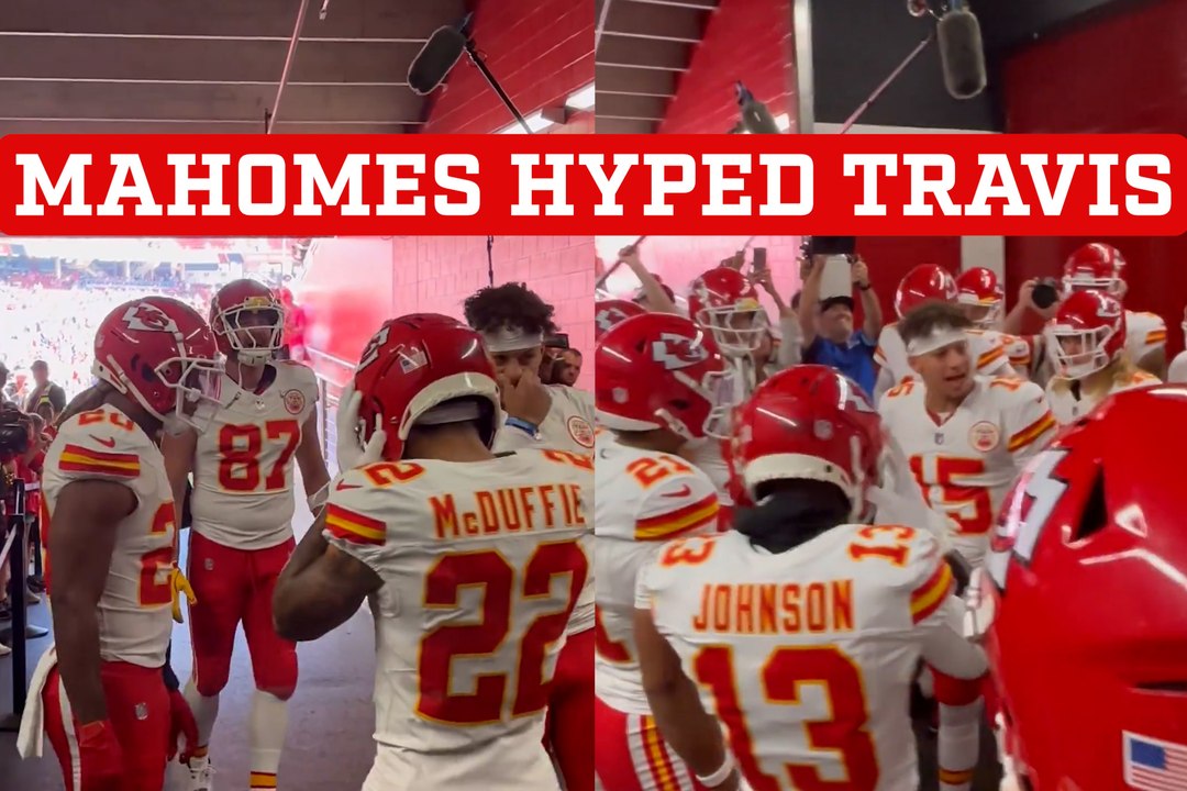 Travis Kelce and Patrick Mahomes fire up the Chiefs for epic  rematch showdown