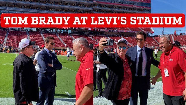 Tom Brady surprises fans at Levi's Stadium before Chiefs vs 49ers showdown
