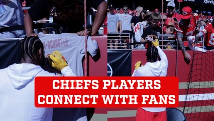 Unforgettable moments as Chiefs players connect with fans