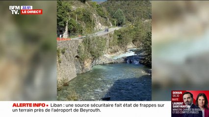 Download Video: Crues en Ardèche: une femme tombe dans un trou causé par les intempéries et meurt